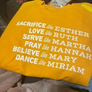 Never Worn Biblical Women Sweatshirt